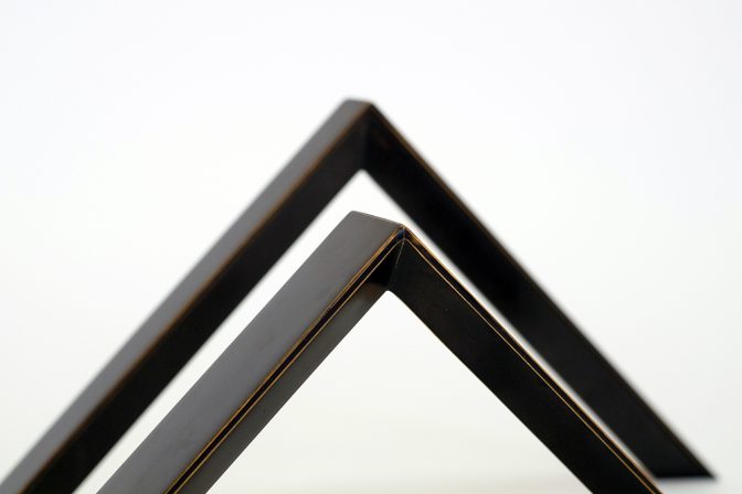 Piano Black Ochre picture frame