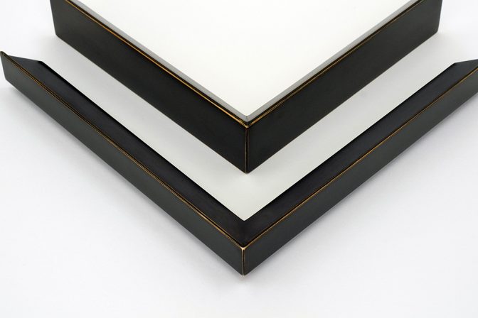 Piano Black Ochre picture frame